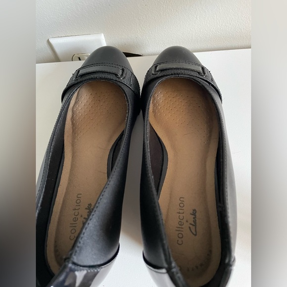 Clark's Collection wedge pump shoes, size 36, black - Picture 2 of 5